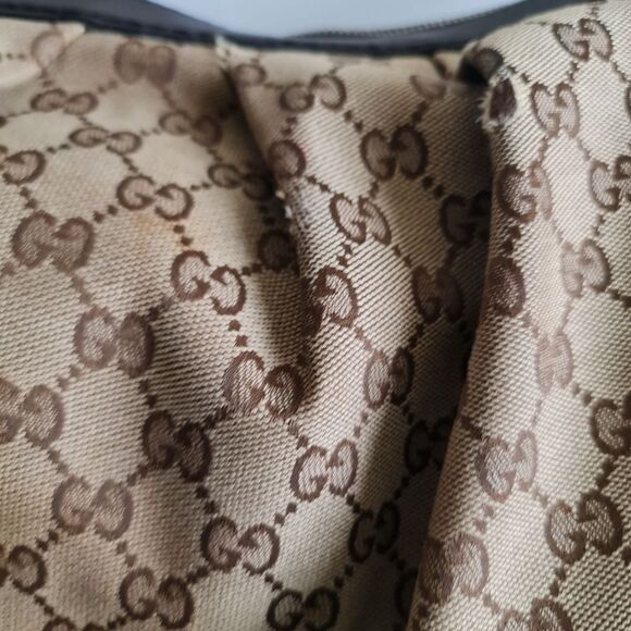 Gucci GG monogram Sukey Hobo Bag Brown - Picture 15 of 16